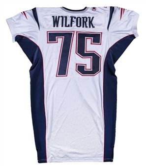 2005 Vince Wilfork Team Issued New England Patriots Road Jersey (New England Patriots COA)